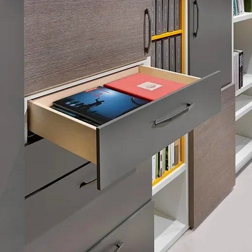 Corrediça Oculta Extração Total AROS 400 Mm Com amortecimento e Garra 3D - 13