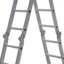 Ver imagem 3 de Escada de Alumínio Articulada 16 Degraus 4,23 Metros com 13 Posições Eve1015 Evald