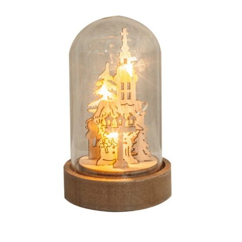 Enfeite de Natal Torre Iluminada Led Pilha - Taschibra
