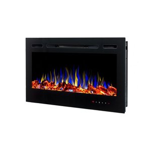 Lareira Eletrica, Tela 36, Tensao 220v, Frequencia 60hz, Potencia 1500w, Ipxo, Classe I - Cor Preta