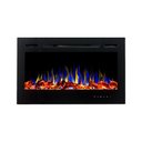 Ver imagem 2 de Lareira Eletrica, Tela 36, Tensao 220v, Frequencia 60hz, Potencia 1500w, Ipxo, Classe I - Cor Preta