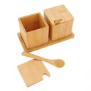 Ver imagem 2 de Jogo Porta Condimentos Bambu 17 Cm Mimo Style Bm22383