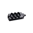 Ver imagem 2 de Kit 5 Réguas com 3 Tomadas Margirius Tmu3-320 2p+t 20a Preta Bivolt