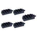 Ver imagem 1 de Kit 5 Réguas com 3 Tomadas Margirius Tmu3-320 2p+t 20a Preta Bivolt