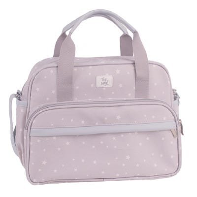 Bolsa Maternidade Star Cinza e Azul - Hey Baby