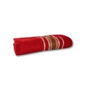 Ver imagem 1 de Jogo de Toalha 4 Peças - Banhão - Fio Penteado - New Milão - 100% Algodão - Mafratex Cor: Vermelho /