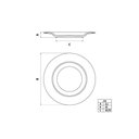 Ver imagem 4 de Kit Jogo 8 Pratos Sobremesa Ingrid em Porcelana Hs 21 Cm - Tramontina