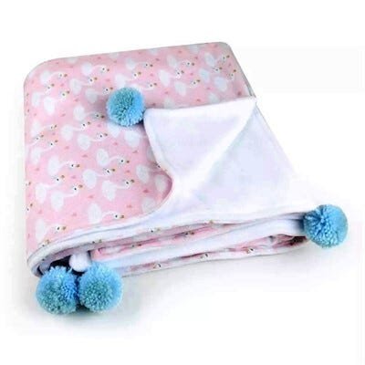 Manta Soft Dupla Face Cisne - Coração de Mãe - 1