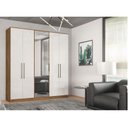 Ver imagem 1 de Quarto de Casal Irlanda Ambiente Composição 5 Amêndola Branco – Demartêz
