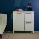 Ver imagem 2 de Aparador Buffet Bn-01 Cozy Moderno 1 Porta 2 Gavetas MDP 79cm Ditália