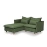 Sofá Modular 2 Lugares com Chaise e Pé Madeira Sôma CabeCasa MadeiraOriginals - 4