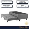 Cama Solteiro Box Luxo Suede 88x188 com Auxiliar Duquesa - 5