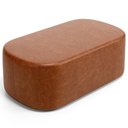 Ver mais imagens de Cabeceira Cama Box 100cm Lanna com Puff Recamier Doha W01 Couríssimo Camel - Lyam Decor