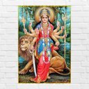 Ver imagem 1 de Placa Decorativa Mdf Durga Tamanho 20x27cm Modelo 2
