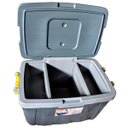 Ver imagem 2 de Caixa Térmica 54 Litros com Rodinha e Divisorias Camping, Pesca, Cooler