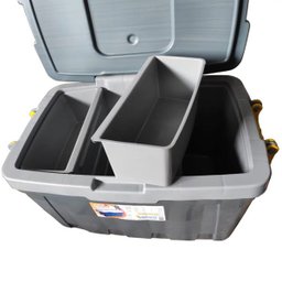 Caixa Térmica 54 Litros com Rodinha e Divisorias Camping, Pesca, Cooler - 4 Caixa Térmica 54 Litros com Rodinha e Divisorias Camping, Pesca, Cooler - 4