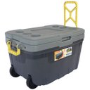 Ver imagem 1 de Caixa Térmica 54 Litros com Rodinha e Divisorias Camping, Pesca, Cooler