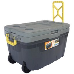 Caixa Térmica 54 Litros com Rodinha e Divisorias Camping, Pesca, Cooler - 1 Caixa Térmica 54 Litros com Rodinha e Divisorias Camping, Pesca, Cooler - 1