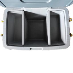 Caixa Térmica 54 Litros com Rodinha e Divisorias Camping, Pesca, Cooler - 3 Caixa Térmica 54 Litros com Rodinha e Divisorias Camping, Pesca, Cooler - 3