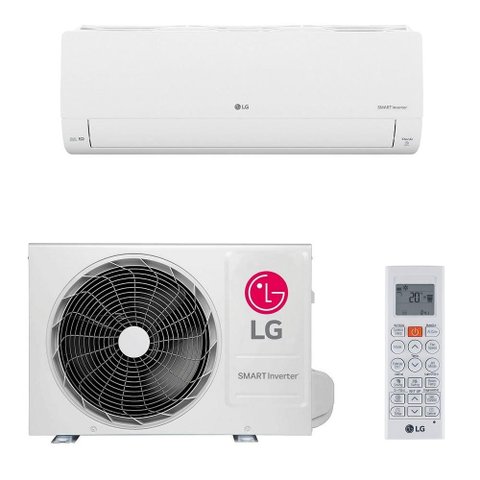 Ar Condicionado Split Lg Hi Wall Smart Voice Inverter 9k Frio Monofásico Branco S3-q09ja31e 220v