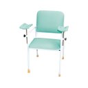 Ver imagem 1 de Cadeira para Coleta de Sangue Reforçada Standard com Braço Lateral Verde Bebê