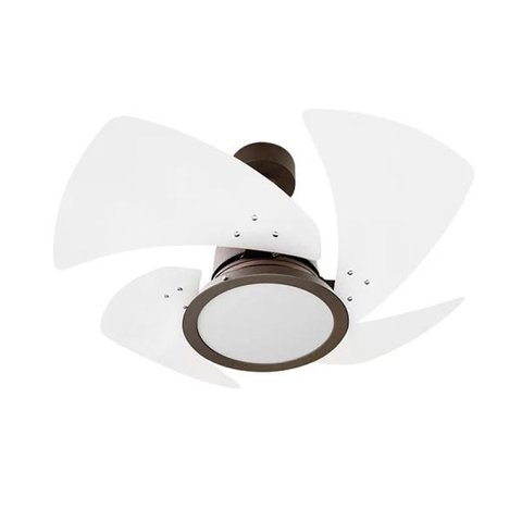 Ventilador de Teto Venti-Delta Tornado LED com 4 Pás Branco / Marrom 220V