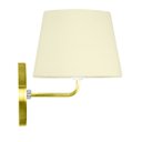 Ver imagem 4 de Kit 2 Arandela Dourado De Cupula Tradicional Bege