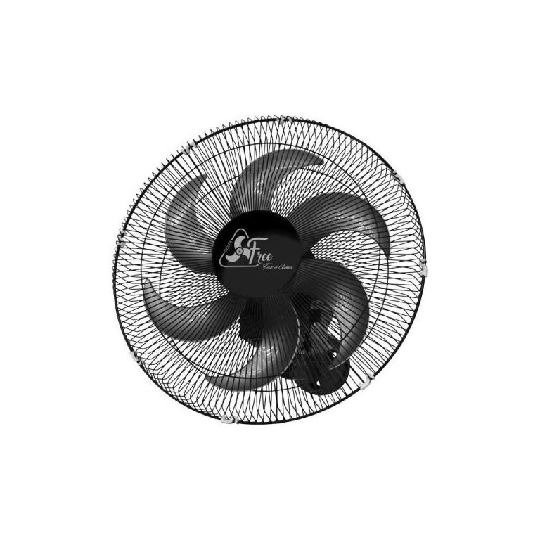 Ventilador de Parede Venti-Delta Delta Free 40cm Preto Bivolt