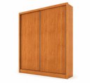 Ver imagem 3 de Guarda Roupa Solteiro MDF 2 Portas 3 Gavetas Ávila Marrom/Cinamomo