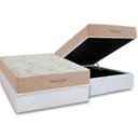 Ver imagem 1 de Cama Box Baú Casal + Colchão Molas Inovaflex Supreme