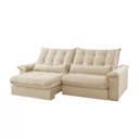 Ver imagem 3 de Sofá Classic Linho 02 Módulos 80 Cm B25 Meu Sofá Online A294 Linho Creme