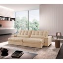 Ver imagem 1 de Sofá Classic Linho 02 Módulos 80 Cm B25 Meu Sofá Online A294 Linho Creme