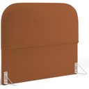 Ver imagem 1 de Cabeceira Cama Box King 195cm Orgânica Lanna W01 Bouclê Terracota - Lyam Decor