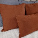 Ver imagem 3 de Kit 3 Capas Almofada Baguete Bouclé Quadradas e Retangular Zíper Invisível, Texturizado