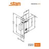 Fechadura Auxiliar Tetra 1003 Par Stam 38mm - 2