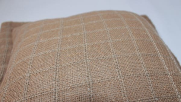 Capa Almofada Algodao Marron Claro - 2