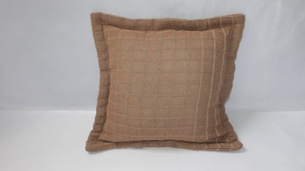 Capa Almofada Algodao Marron Claro - 1