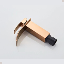 Torneira Banheiro Cascata Monocomando Misturador Baixa Rose Gold - 9