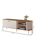Ver imagem 3 de Rack para Tv 58 Polegadas Olaf Off White Nature Bronze