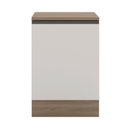 Ver imagem 1 de Balcão com Tampo 58 cm 1 Porta Etna Carvalho Oak Off White Poliman
