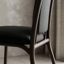 Ver imagem 3 de Kit 4 Cadeiras Paris Corino Preto Tubo Marrom Cafe