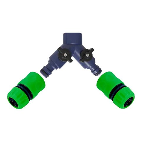 Derivação Y Abre / Fecha com Engate Rápido para 1/2