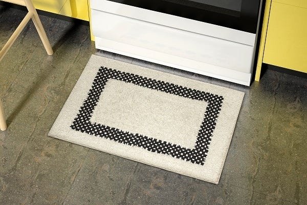 Tapete Print Bege/Preto 40x60 8005 - 1