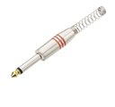 Ver imagem 1 de Plug P10 Mono C/mola Espiral Metal Ponta Niquel Emb 05 Peças