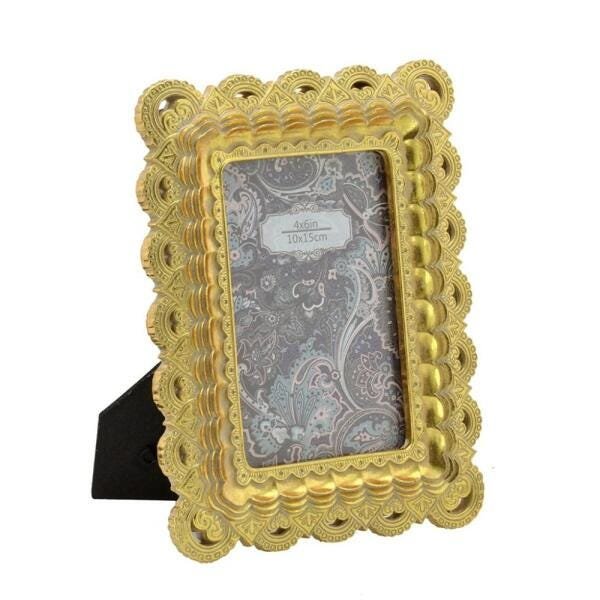 Porta Retrato Dourado 10x15cm I - 1