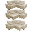 Ver imagem 7 de Sofá de Canto Retrátil e Reclinável com Molas Cama Inbox Austin 2,30M x 2,30M Suede Velusoft
