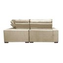 Ver imagem 6 de Sofá de Canto Retrátil e Reclinável com Molas Cama Inbox Austin 2,40M x 2,40M Suede Velusoft