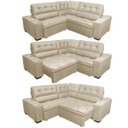 Ver imagem 7 de Sofá de Canto Retrátil e Reclinável com Molas Cama Inbox Austin 2,50M x 2,50M Suede Velusoft