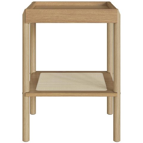 Mesa Lateral para Sala de Estar Pés Madeira Moss A03 Hanover Roble