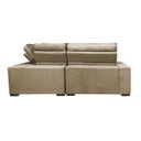 Ver imagem 6 de Sofá de Canto Retrátil e Reclinável com Molas Cama Inbox Austin 2,40M x 2,40M Suede Velusoft